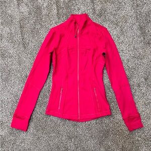 Lululemon Define Jacket Luon - Size 4 - Color: Red